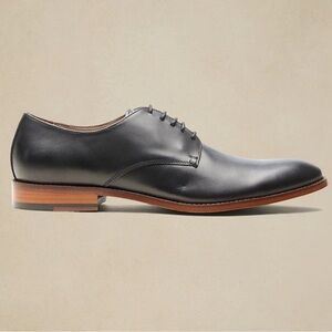 Banana Republic Black Leather Oxford Dress Shoes